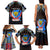 Personalized DR Congo Roots Family Matching Tank Maxi Dress and Hawaiian Shirt African Map in Fingerprint and Tribal Colors