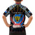 Personalized DR Congo Roots Hawaiian Shirt African Map in Fingerprint and Tribal Colors