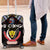 DR Congo Roots Luggage Cover African Map in Fingerprint and Tribal Colors