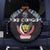 DR Congo Roots Spare Tire Cover African Map in Fingerprint and Tribal Colors
