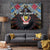 DR Congo Roots Tapestry African Map in Fingerprint and Tribal Colors