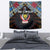 DR Congo Roots Tapestry African Map in Fingerprint and Tribal Colors