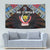 DR Congo Roots Tapestry African Map in Fingerprint and Tribal Colors
