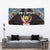DR Congo Roots Tapestry African Map in Fingerprint and Tribal Colors