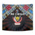 DR Congo Roots Tapestry African Map in Fingerprint and Tribal Colors