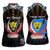 Personalized DR Congo Roots Women Sleeveless Polo Shirt African Map in Fingerprint and Tribal Colors