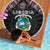 Liberia Roots Beach Blanket African Map in Fingerprint and Tribal Colors