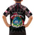 Personalized Liberia Roots Hawaiian Shirt African Map in Fingerprint and Tribal Colors