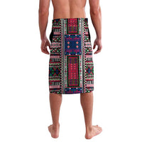 Personalized Liberia Roots Lavalava African Map in Fingerprint and Tribal Colors