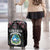 Liberia Roots Luggage Cover African Map in Fingerprint and Tribal Colors