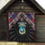 Liberia Roots Quilt African Map in Fingerprint and Tribal Colors