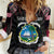 Personalized Liberia Roots Women Casual Shirt African Map in Fingerprint and Tribal Colors