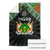 Niger Roots Blanket African Map in Fingerprint and Tribal Colors
