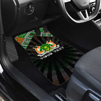 Niger Roots Car Mats African Map in Fingerprint and Tribal Colors