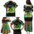 Personalized Niger Roots Family Matching Puletasi and Hawaiian Shirt African Map in Fingerprint and Tribal Colors