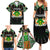 Personalized Niger Roots Family Matching Summer Maxi Dress and Hawaiian Shirt African Map in Fingerprint and Tribal Colors