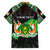 Personalized Niger Roots Family Matching Tank Maxi Dress and Hawaiian Shirt African Map in Fingerprint and Tribal Colors