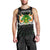 Personalized Niger Roots Men Tank Top African Map in Fingerprint and Tribal Colors