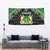 Niger Roots Tapestry African Map in Fingerprint and Tribal Colors