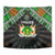 Niger Roots Tapestry African Map in Fingerprint and Tribal Colors
