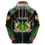 Personalized Niger Roots Zip Hoodie African Map in Fingerprint and Tribal Colors