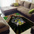 Sao Tome and Principe Roots Area Rug African Map in Fingerprint and Tribal Colors