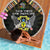 Sao Tome and Principe Roots Beach Blanket African Map in Fingerprint and Tribal Colors