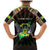 Personalized Sao Tome and Principe Roots Family Matching Mermaid Dress and Hawaiian Shirt African Map in Fingerprint and Tribal Colors