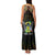 Personalized Sao Tome and Principe Roots Family Matching Tank Maxi Dress and Hawaiian Shirt African Map in Fingerprint and Tribal Colors