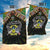 Sao Tome and Principe Roots Garden Flag African Map in Fingerprint and Tribal Colors