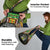 Sao Tome and Principe Roots Grocery Bag African Map in Fingerprint and Tribal Colors