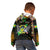 Personalized Sao Tome and Principe Roots Kid Hoodie African Map in Fingerprint and Tribal Colors