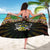Sao Tome and Principe Roots Sarong African Map in Fingerprint and Tribal Colors
