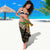 Sao Tome and Principe Roots Sarong African Map in Fingerprint and Tribal Colors