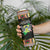 Sao Tome and Principe Roots Skinny Tumbler African Map in Fingerprint and Tribal Colors
