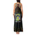 Personalized Sao Tome and Principe Roots Tank Maxi Dress African Map in Fingerprint and Tribal Colors