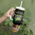 Sao Tome and Principe Roots Tumbler With Handle African Map in Fingerprint and Tribal Colors