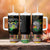 Sao Tome and Principe Roots Tumbler With Handle African Map in Fingerprint and Tribal Colors