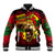 Unapologetically Black and Proud Baseball Jacket Africa Map with Lion - Wonder Print Shop