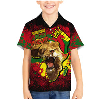 Unapologetically Black and Proud Family Matching Mermaid Dress and Hawaiian Shirt Africa Map with Lion - Wonder Print Shop