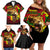 Unapologetically Black and Proud Family Matching Off Shoulder Short Dress and Hawaiian Shirt Africa Map with Lion - Wonder Print Shop