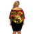 Unapologetically Black and Proud Family Matching Off Shoulder Short Dress and Hawaiian Shirt Africa Map with Lion - Wonder Print Shop