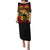 Unapologetically Black and Proud Family Matching Puletasi Dress and Hawaiian Shirt Africa Map with Lion - Wonder Print Shop
