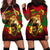 Unapologetically Black and Proud Hoodie Dress Africa Map with Lion - Wonder Print Shop
