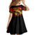 Unapologetically Black and Proud Kid Short Sleeve Dress Africa Map with Lion - Wonder Print Shop