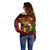Unapologetically Black and Proud Off Shoulder Sweater Africa Map with Lion - Wonder Print Shop