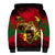 Unapologetically Black and Proud Sherpa Hoodie Africa Map with Lion - Wonder Print Shop