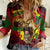 Unapologetically Black and Proud Women Casual Shirt Africa Map with Lion - Wonder Print Shop