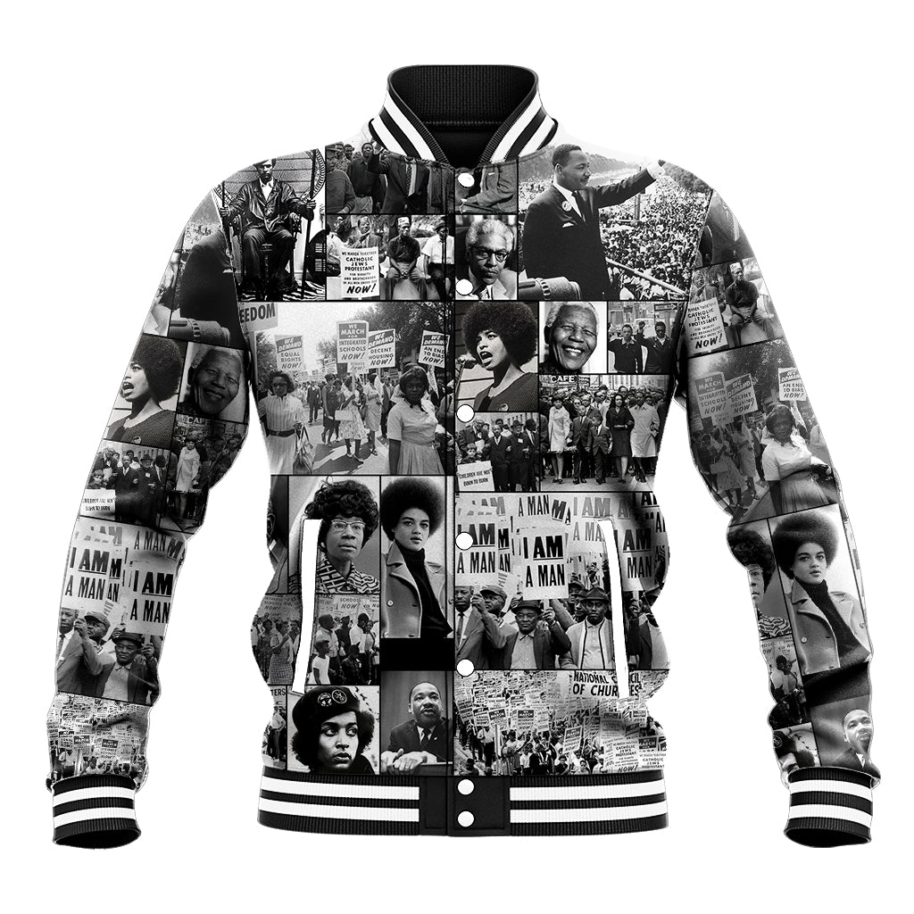 African Baseball Jacket Black Power Images - Wonder Print Shop