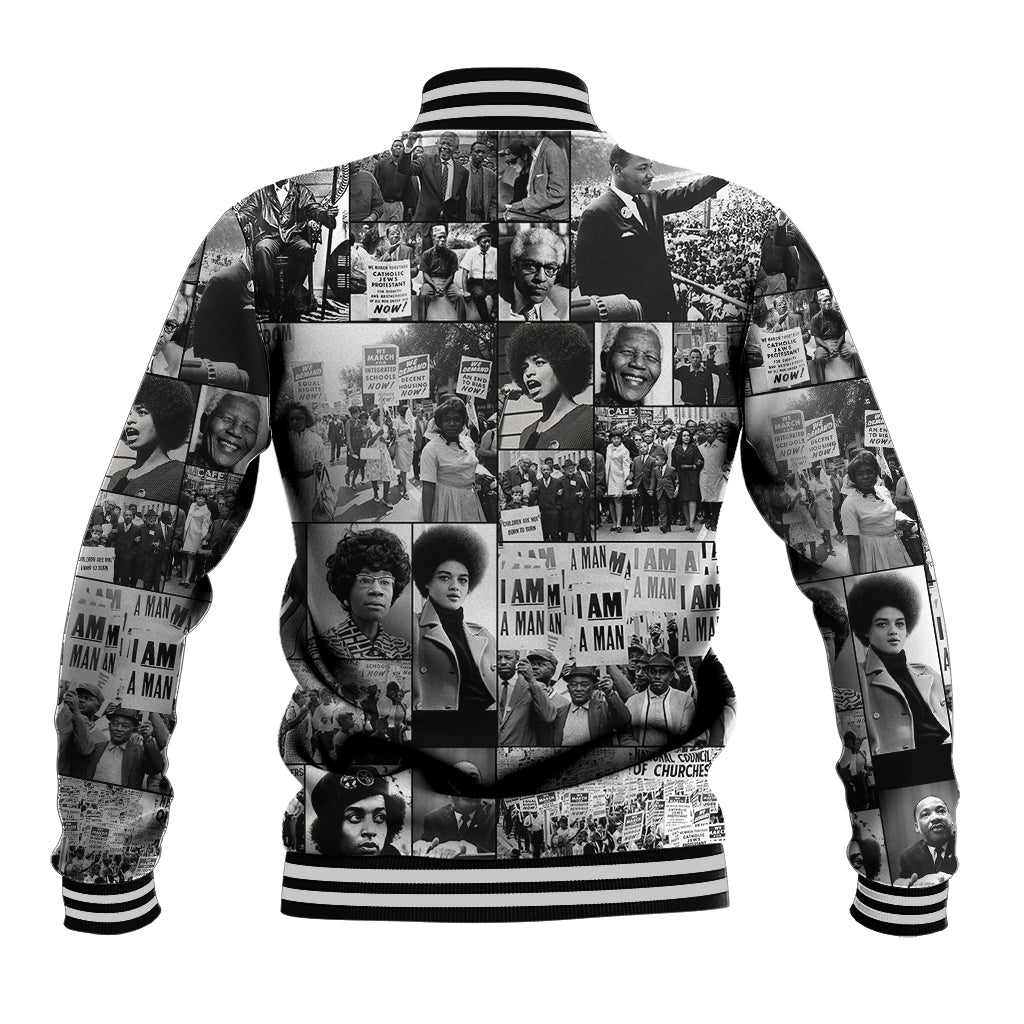 African Baseball Jacket Black Power Images - Wonder Print Shop